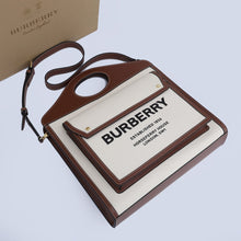 Load image into Gallery viewer, Burberry Leather Medium Pocket Bag