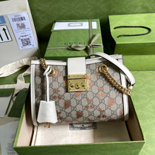 Load image into Gallery viewer, Gucci Padlock Small Berry Tote Bag