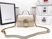Load image into Gallery viewer, Gucci GG Marmont Mini Top Handle Bag
