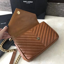 Load image into Gallery viewer, YSL College Medium Quilted Leather Bag
