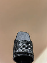 Load image into Gallery viewer, Prada Satin Sandals With Crystals