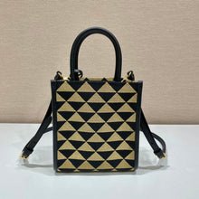 Load image into Gallery viewer, Prada symbole Jacquard fabric Micro Bag