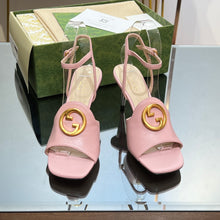 Load image into Gallery viewer, Gucci Blonde Heeled Sandal