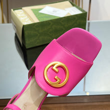 Load image into Gallery viewer, Gucci Blonde Heeled Sandal