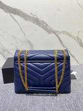 Load image into Gallery viewer, YSL Loulou Medium Chain Bag In Y Leather