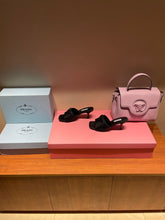 Load image into Gallery viewer, Prada Satin Sandals With Crystals