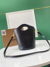 Load image into Gallery viewer, Burberry Small Leather Pocket Bucket Bag