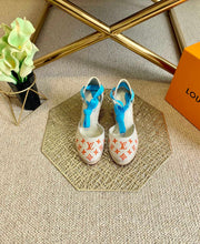 Load image into Gallery viewer, Louis Vuitton Starboard Wedge Sandals