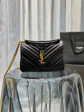 Load image into Gallery viewer, YSL College Medium Quilted leather Bag