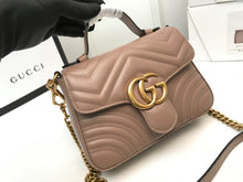 Load image into Gallery viewer, Gucci GG Marmont Mini Top Handle Bag