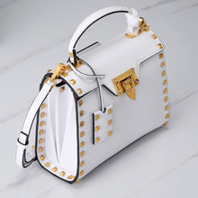 Load image into Gallery viewer, Valentino Garavani Small Rockstud Alcove Grainy Calfskin Bag