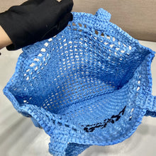 Load image into Gallery viewer, Prada Raffia Tote Bag