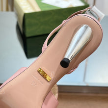 Load image into Gallery viewer, Gucci Blonde Heeled Sandal