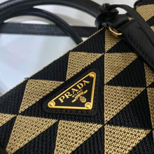 Load image into Gallery viewer, Prada Small symbole Jacquard fabric Bag