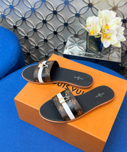 Load image into Gallery viewer, Louis Vuitton Lock It Flat Mule