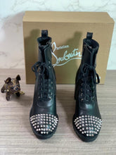 Load image into Gallery viewer, Christian Louboutin Ts Croc 70 Spiked Leather Ankle Boot