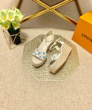 Load image into Gallery viewer, Louis Vuitton Starboard Wedge Sandals