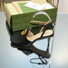 Load image into Gallery viewer, Gucci Blonde Heeled Sandal