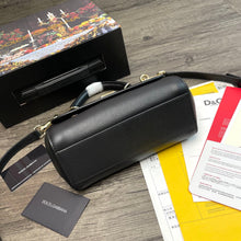 Load image into Gallery viewer, Dolce and Gabbana Small Dauphine Leather Regular Sicily Bag
