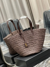 Load image into Gallery viewer, YSL Painer Medium Bag In Raffia