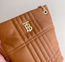 Load image into Gallery viewer, Burberry Small Quilted Lambskin Lola Bucket Bag