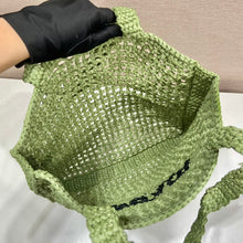 Load image into Gallery viewer, Prada Raffia Tote Bag