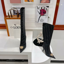 Load image into Gallery viewer, Versace Fendace FF Jaccquard Boots