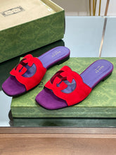 Load image into Gallery viewer, Gucci Interlocking G Cut Out Sandal