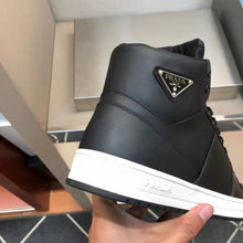 Load image into Gallery viewer, Prada Downtown Leather High Top Sneakers