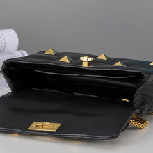 Load image into Gallery viewer, Valentino Garavani Medium Roman Stud The Shoulder Bag In Nappa With Chain