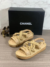 Load image into Gallery viewer, Chanel Dad Cord Sandal