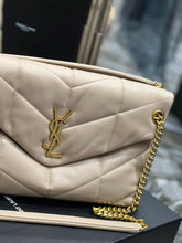 Load image into Gallery viewer, YSL PUFFER MEDIUM BAG IN QUILTED LAMBSKIN