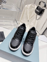 Load image into Gallery viewer, Prada Downtown High Heel Leather Sneakers