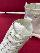 Load image into Gallery viewer, Prada Brushed-Leather and Re-Nylon Boots