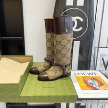 Load image into Gallery viewer, Gucci Knee High Boots With Harness