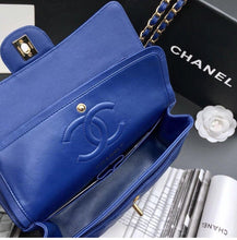 Load image into Gallery viewer, CHANEL Calfskin Chevron Quilted Double Flap - LUXURY KLOZETT