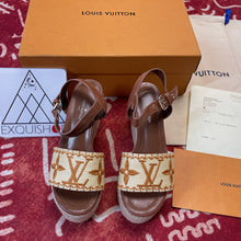 Load image into Gallery viewer, Louis Vuitton Boundary Wedge Sandal