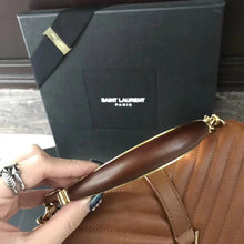 Load image into Gallery viewer, YSL College Medium Quilted Leather Bag