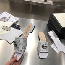 Load image into Gallery viewer, Gucci Slides With Double G