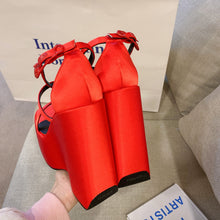 Load image into Gallery viewer, Versace Triplatform Sandals
