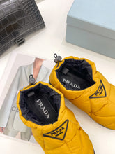 Load image into Gallery viewer, Prada Paddled Nylon Slip on Shoes