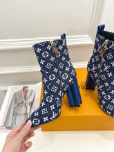 Load image into Gallery viewer, Louis Vuitton Silhouette Ankle Boots