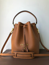 Load image into Gallery viewer, Prada Leather Bucket bag