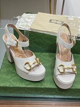 Load image into Gallery viewer, Gucci Platform Sandal With Horsebit
