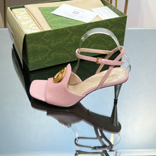 Load image into Gallery viewer, Gucci Blonde Heeled Sandal