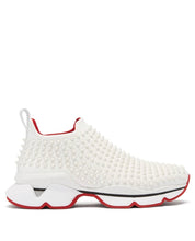 Load image into Gallery viewer, Christian Louboutin Spike Studded Neoprene Trainers - LUXURY KLOZETT