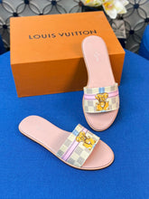 Load image into Gallery viewer, Louis Vuitton Lock It Flat Mule