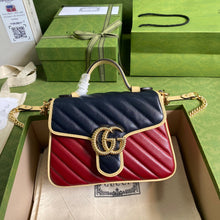 Load image into Gallery viewer, Gucci Marmont Mini Top Handle Bag