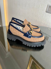 Load image into Gallery viewer, Gucci Women Lug Sole Horsebit Loafer