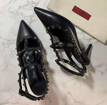 Load image into Gallery viewer, Valentino Garavani Rockstud Patent Leather Slings - LUXURY KLOZETT
